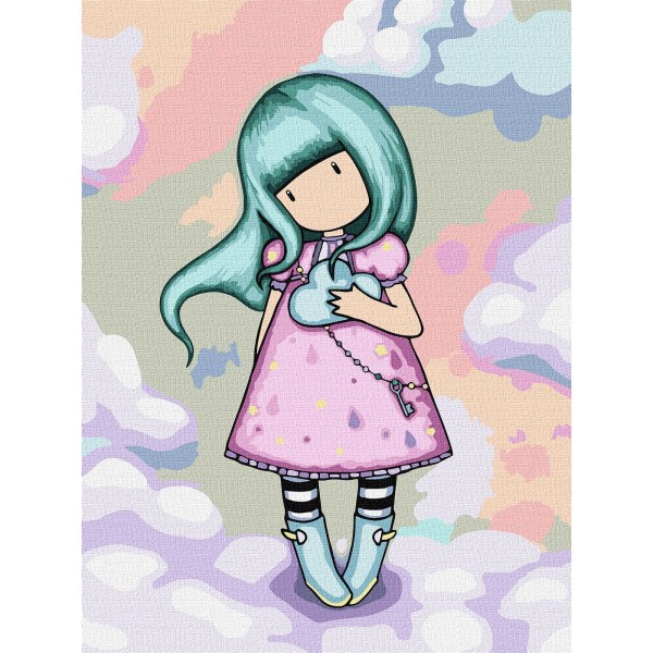 241231 Картина за номерами для дітей "Ostara Santoro Gorjuss Collection" 30х40см