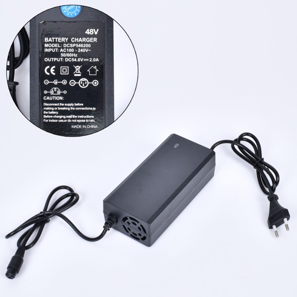 223887 Зарядний пристрій MES 1034/1034S CHARGER для електросамоката, 54.6V (48V), 2A.