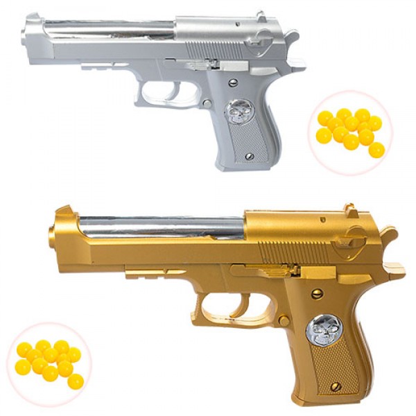 41601 Пістолет 007 на кульках, 2 кольори, кул., 22-17-3,5 см.