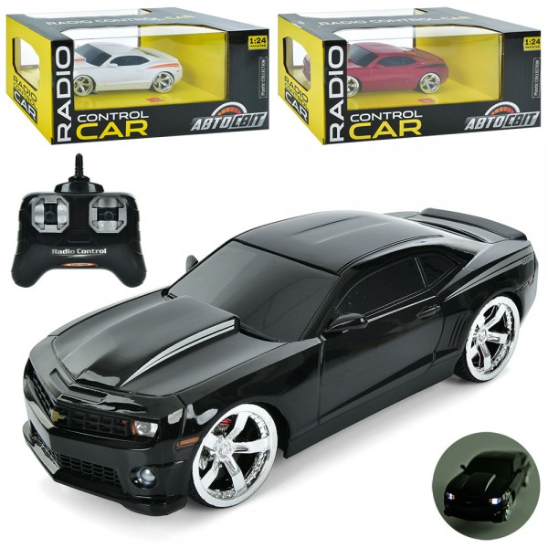 161343 Машина AR-2312 АвтоСвіт,1:24 CAMARO,радіокер.,2,4G,гум.колеса,3 кольори,світло,бат.,кор.,31,5-14-13