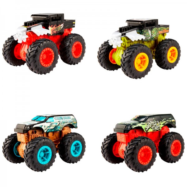 77103 Збільшена машинка «Потужний удар» 1:43 серії «Monster Trucks» Hot Wheels (в ас.)