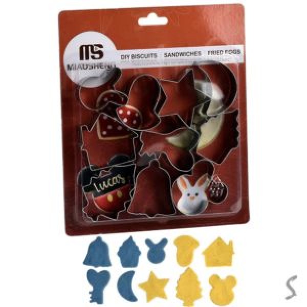 245775 Вирубки кондитерські для тіста та печива MS "Creative" 10шт/наб 16.5*24см R97582/R97574-8