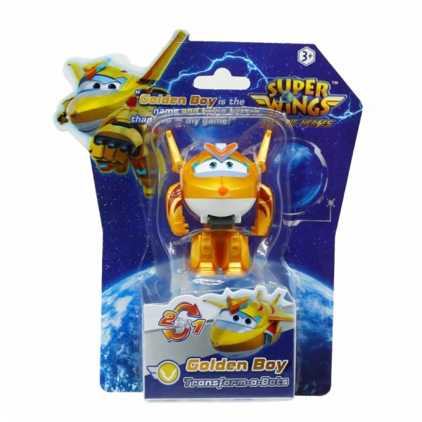 233608 Ігрова фігурка-трансформер Super Wings Transform-a-Bots Золотий Хлопчик (Golden Boy)