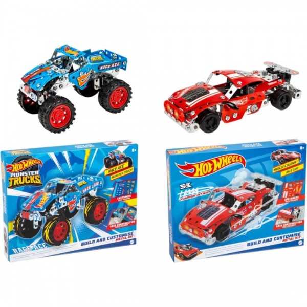 252407 Металевий конструктор Hot Wheels (в ас.), 8+
