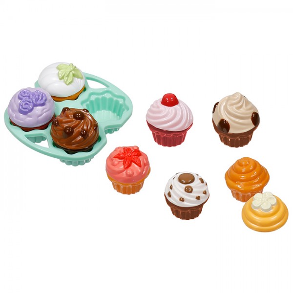 242787 Ігровий набір 111-90187-A010 кекс/капкейк (розбір.), формочка, 17 дет., кор., 15-23-5 см.