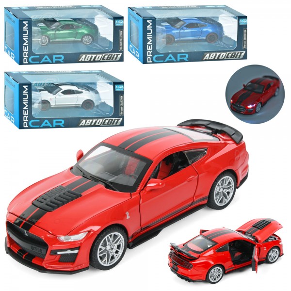 214419 Машина AP-1856 АвтоСвіт,1:32,мет.,інерц.,відчин.двері/багажник,гум.колеса,4кольори,бат.(таб.),кор.