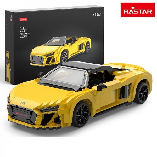 184063 Конструктор 93800 AUDI R8, 1:14, 1440 дет., кор., 43-28,5-8 см.