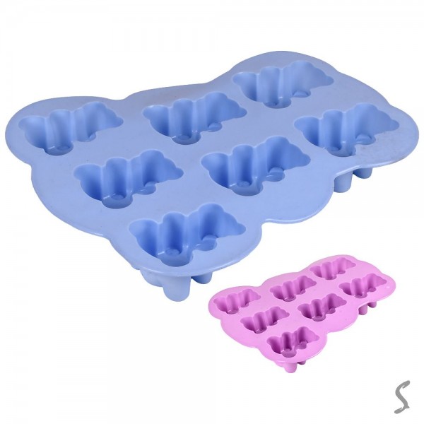 98743 Форма силікон для кексів "Барні" 7шт/л 26*23*3 см MH-3405