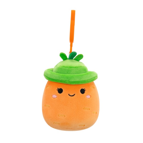 217601 М'яка іграшка на кліпсі SQUISHMALLOWS – МОРКВИНКА КАРОЛІНА (9 cm)