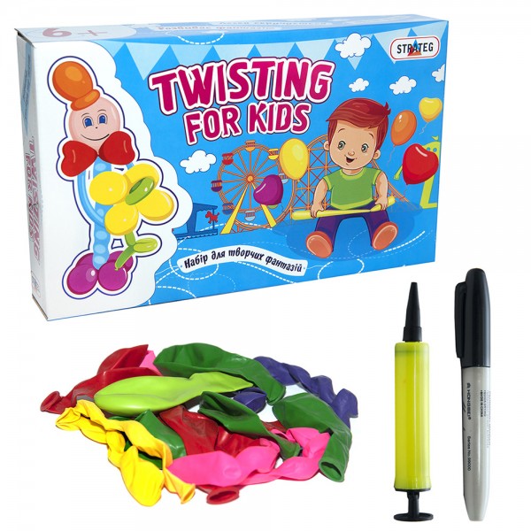 224792 Набір для творчості 314 (укр) "Twisting for kids", в кор-ці, 27,5см-17см-5см