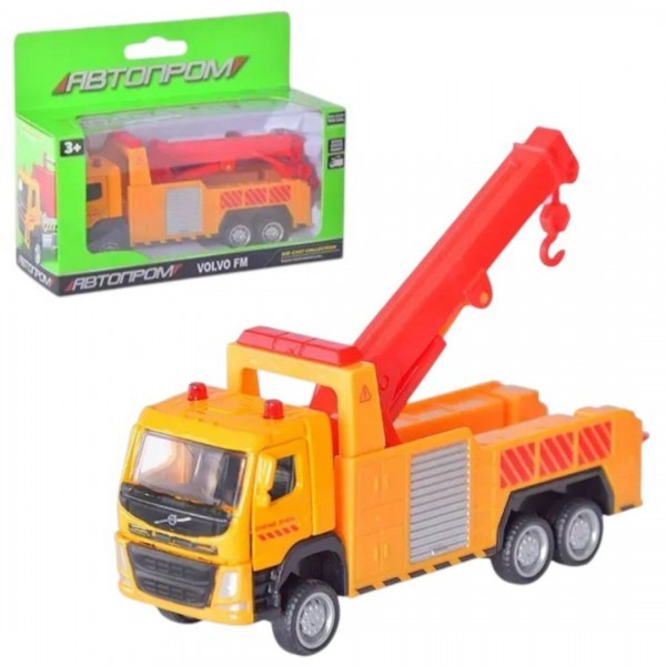 248146 Іграшка машина метал арт.67396K,"АВТОПРОМ",1:72 Volvo Rescue truck,рухомі елементи,у кор.13,5*7*5см.
