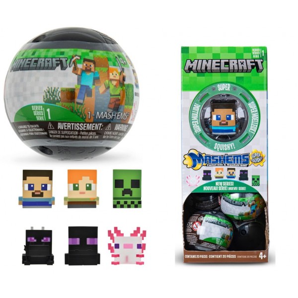 248197 Іграшка-сюрприз у кулі MASH'EMS S1 - MINECRAFT (в асорт.)