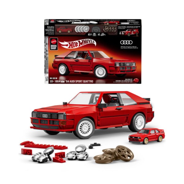 261093 Колекційна машинка-конструктор "Audi ‘84 Sport Quattro" серії "Elite" Mattel Brick Shop