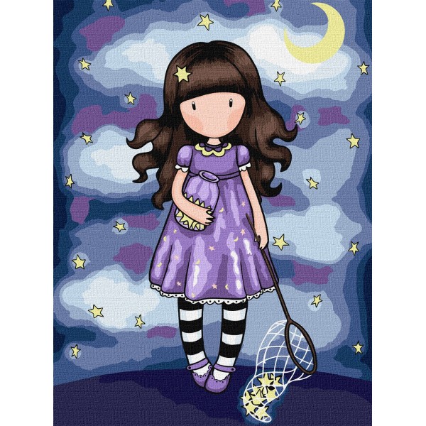 241236 Набір для розпису по номерах для дітей "Catch A Falling Star Santoro Gorjuss Collection" 30х40см