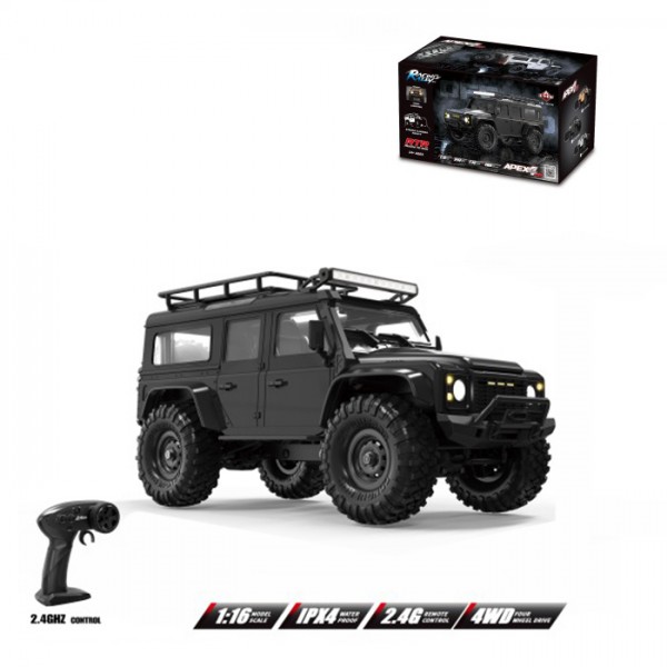 242090 Машина HB-R1608 радіок.2,4G,1:16,акум.,гум.колеса,доп.колесо,аморт.,4х4,USB,світло,кор.,34,5-21,5-20