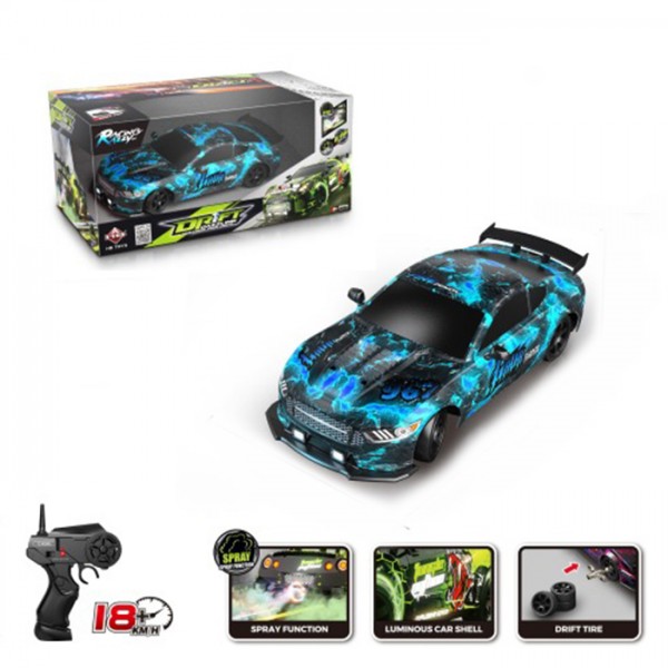 242091 Машина SC16A12 радіокер.,2,4G,1:16,акум.,небит.корпус,пара/дим,дрифт,доп.колеса,4х4,USB,світло,кор.