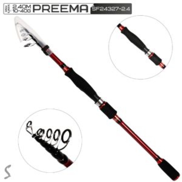 256544 Спінінг телескоп "Preema" 10-40г 2.4м SF24327-2.4