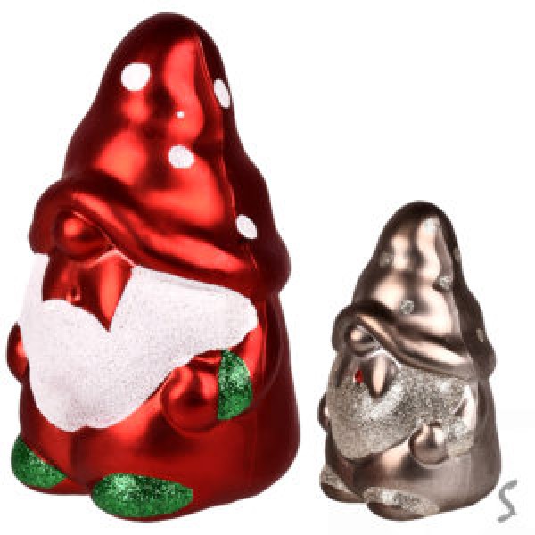 255455 Ялинкові іграшки "Гном" 12см 2шт/наб M47970