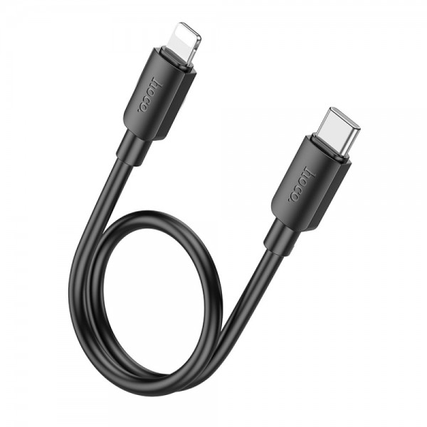 223810 Кабель USB Hoco X96 Hyper PD20W Type-C to Lightning 0.25m (Чорний)
