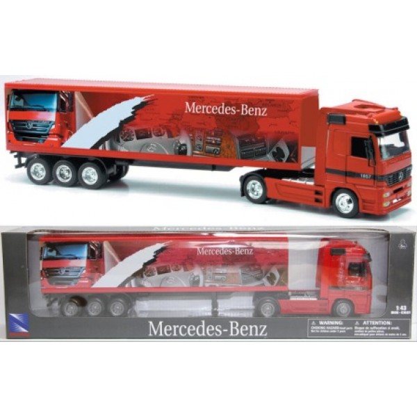 192429 Модель грузовая 15113A MERCEDES BENZ ACTROS метал. 1:43 кор.