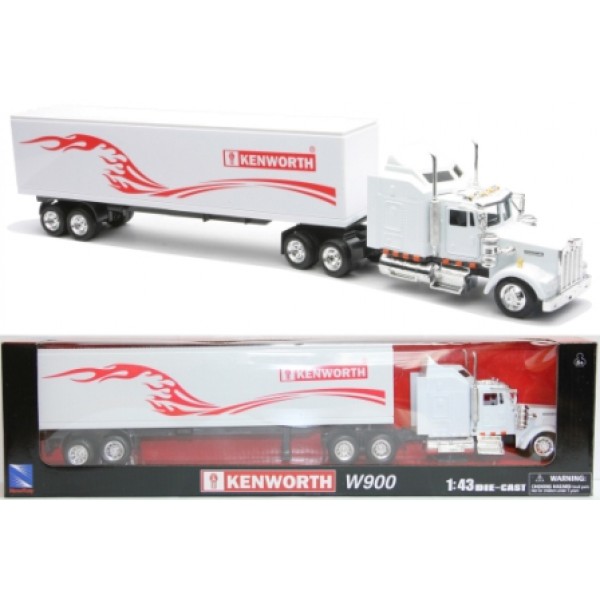 192430 Модель грузовая 15333C KENWORTH W900 TRAILER метал. 1:43 кор.