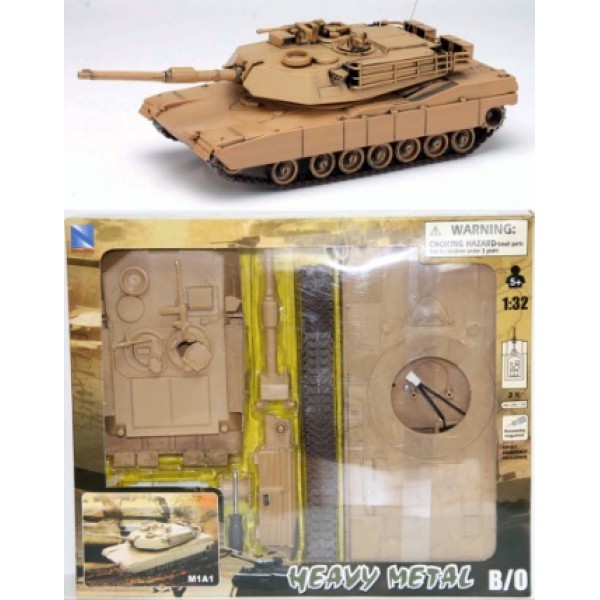 192391 Сборная модель 61395 танк M1A1 на батарейке 1:32 кор.