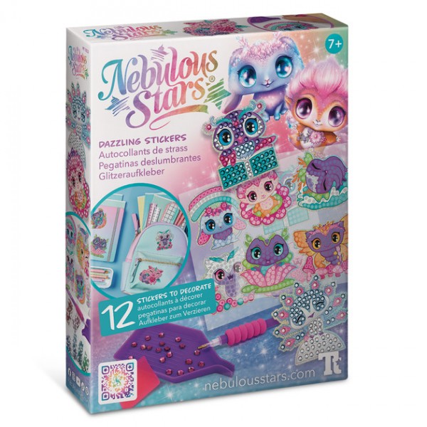 221818 Набір для створення стикерів з алмазною мозаїкою NEBULOUS STARS – КОСМІЧНІ УЛЮБЛЕНЦІ