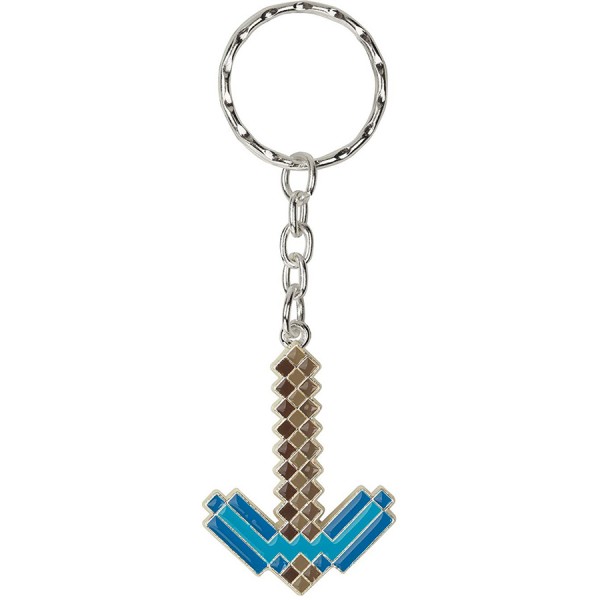 184741 Брелок Діамантова кірка Minecraft Diamond Pickaxe Keychain-One Size-MultiColor 