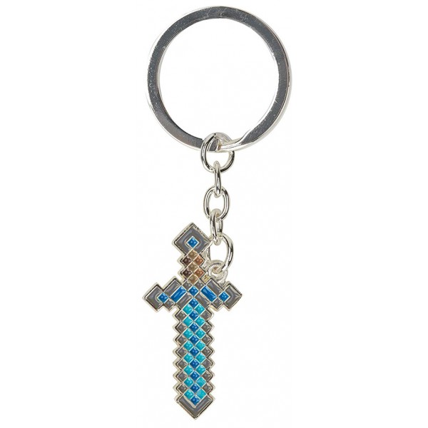 184742 Брелок Діамантовий меч Minecraft Diamond Sword Keychain-One Size-MultiColor 