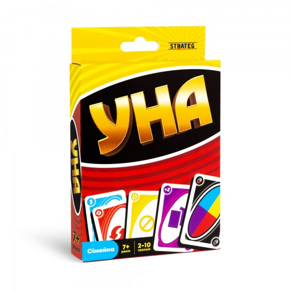 163893 Настільна гра Strateg УНА classic карткова українською мовою (30447)