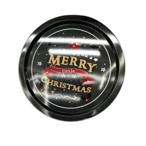 260370 Піднос новорічний "Merry Christmas" d32.5см