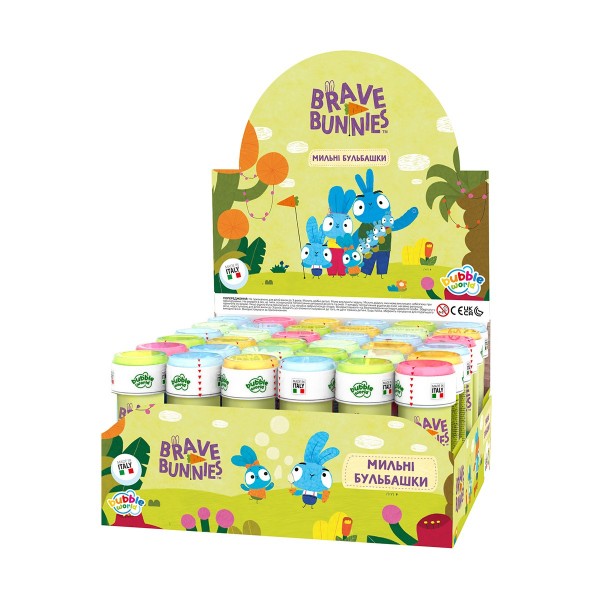 152210 Мильні бульбашки – BRAVE BUNNIES (60 ml)