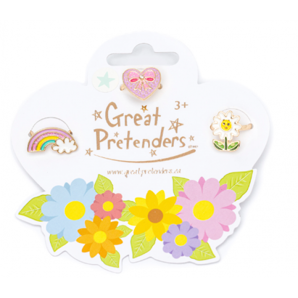 175874 Great Pretenders Набір каблучок Spring Flowers (Спрінг Флауерс), 84518