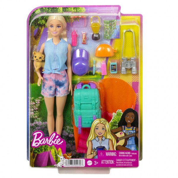 169308 Набір Barbie "Кемпінг на природі" з червоним спальним мішком