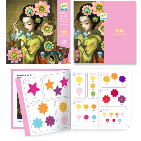 248887 Djeco Набір для творчості "Рок-н-Роузес", арт. DJ09455