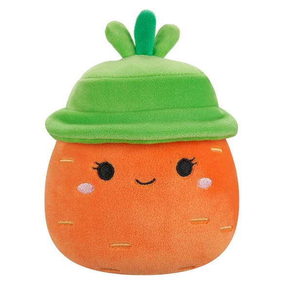 217596 М'яка іграшка SQUISHMALLOWS - МОРКВИНКА КАРОЛІНА В КАПЕЛЮСІ (13 cm)