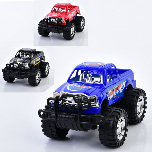 244072 Джип 2250AB інерція, 18см, 2 види (1вид поліція) мікс кольорів, в пакеті, 22-21-11см