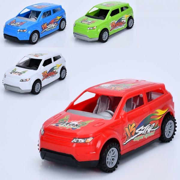 244073 Машина 8821A інерція, 20см, 4 кольори, у пакеті, 23-17-8см