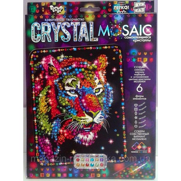 103350 Набір креативної творчості "CRYSTAL MOSAIC" №1 тигр