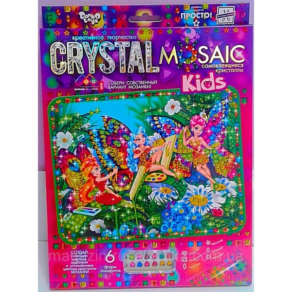 71465 Набір креативної творчості "CRYSTAL MOSAIC KIDS" №9 феї-художниці