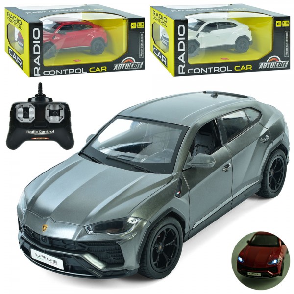 161273 Джип AR-2301 АвтоСвіт,1:18,Lamborghini Urus,радіокер.,2,4G,акум.,гум.колеса,3 кольори,світло,кор.,37