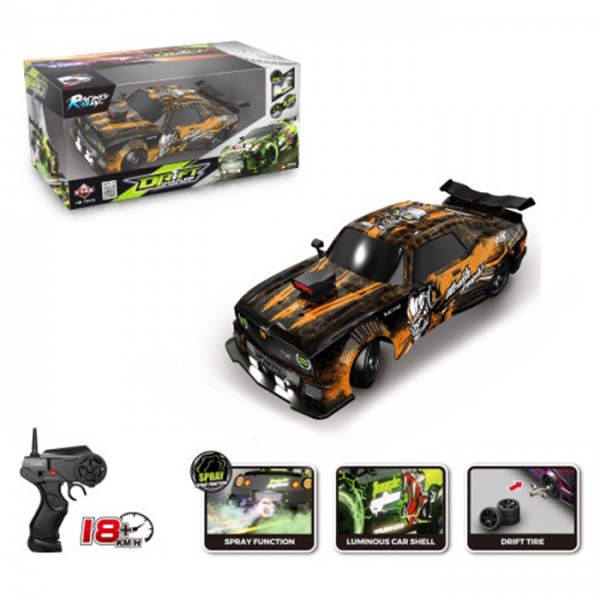 242093 Машина SC16A17 радіокер.,2,4G,1:16,акум.,небит.корпус,пара/дим,дрифт,доп.колеса,4х4,USB,світло,кор.