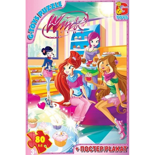 24856 Пазли із серії "WinX Club" (Вінкс клуб), 80 елементів ТМ "G-Toys" WB002007