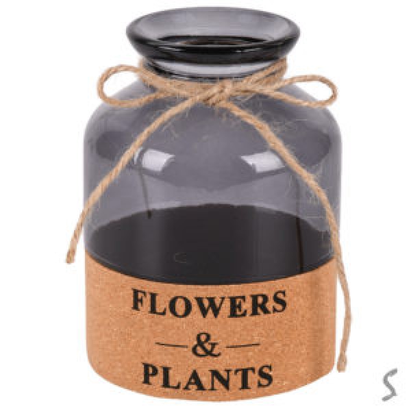 254278 Ваза скляна "Flowers&Plants" 7*15см R35673-BL