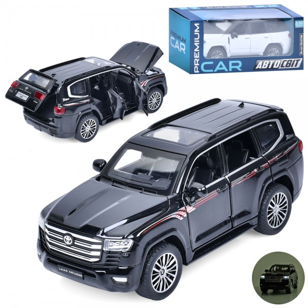 169954 Джип AP-2088 АвтоСвіт,1:32,мет.,інерц.,відчин.двері/капот/багаж.,2кольори,муз.,світло,бат.(таб),кор.