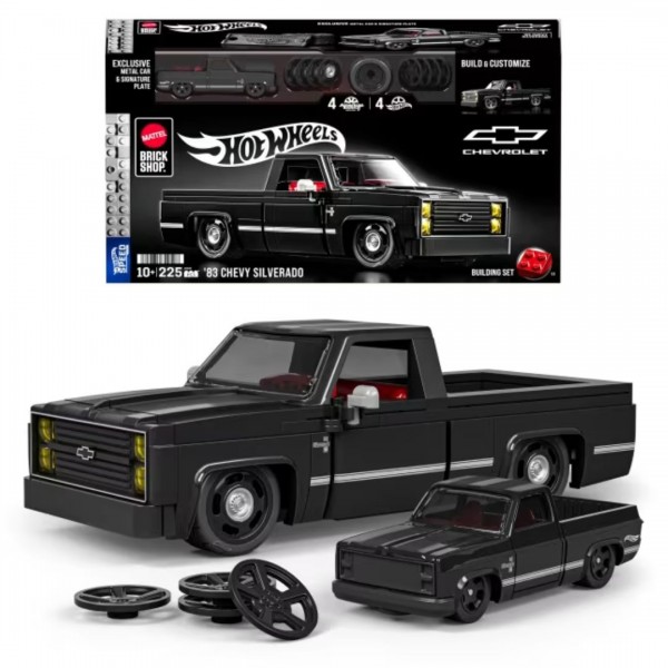 253732 Колекційна машинка-конструктор "Chevy '83 Silverado" серії "Speed" Mattel Brick Shop