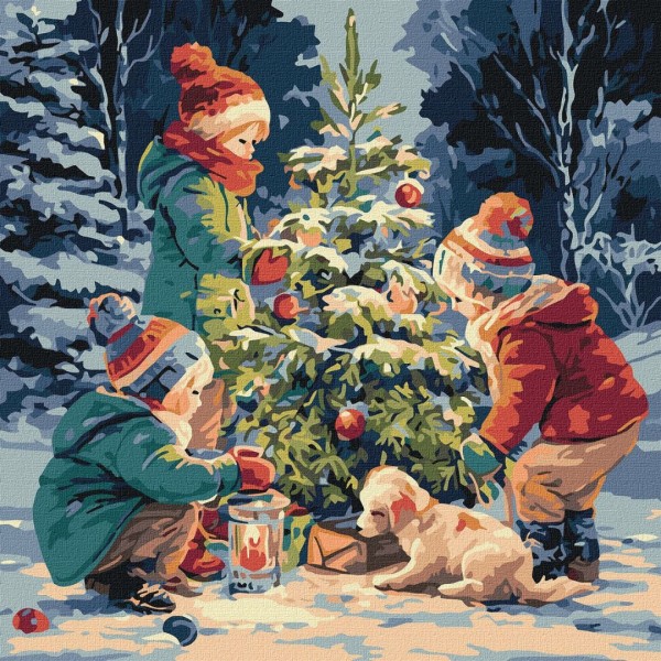 245118 KHO "Ялинка дружби" 40х40см