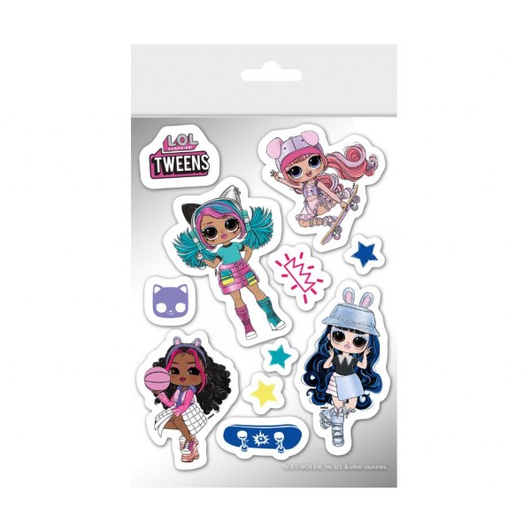 244748 Стікерпак прозорий ТМ "L.O.L. SURPRISE! TWEENS"