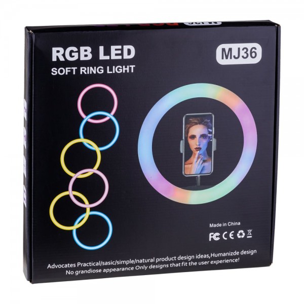 152666 Лампа RGB MJ36 36cm (Чорний)