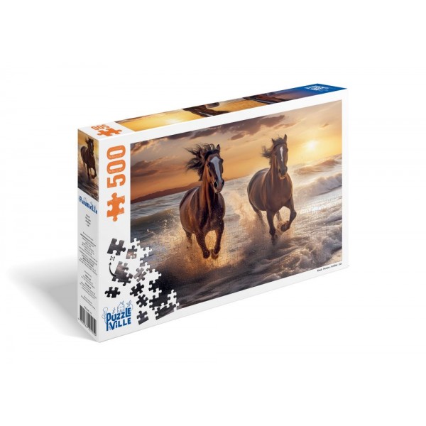 241839 Пазл 500 елементів "Коні"